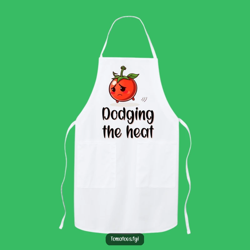Funny Worried Tomato Apron - Cook with Relatable Giggles Gift