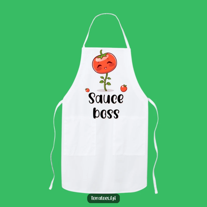 Funny Blushing Tomato Kitchen Apron - Hilarious Chef's Veggie Wear for Cooking Fun