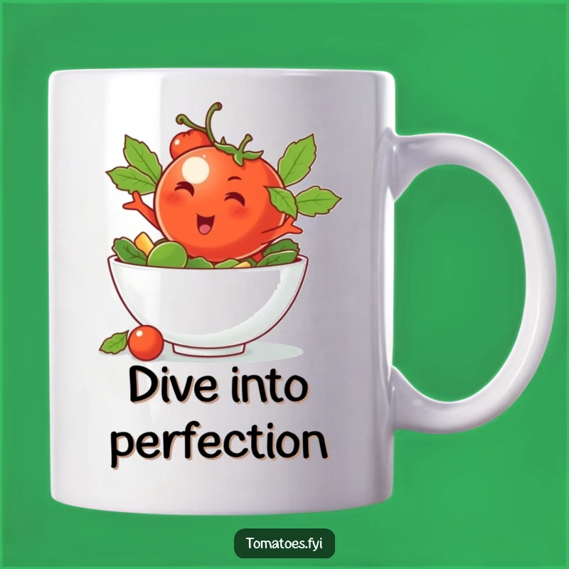 Funny Winking Tomato Mug - A Cool and Humorous Dive into Your Drink Gift