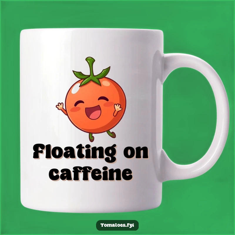 Funny Breezy Tomato Mug - Thrilled Character Gift for Dreamers