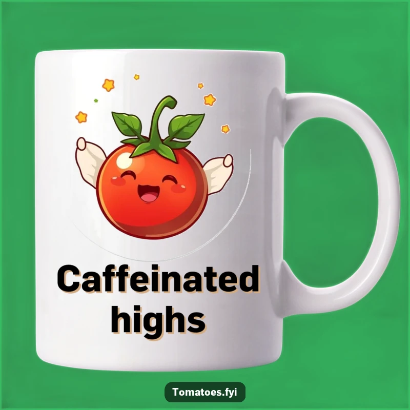 Funny Flying Tomato Mug: Joyful Winged Veggie Gift