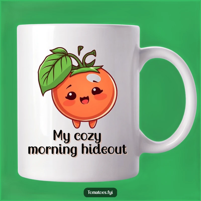 Funny Peeking Tomato Mug - Hidden Surprise Gift Idea