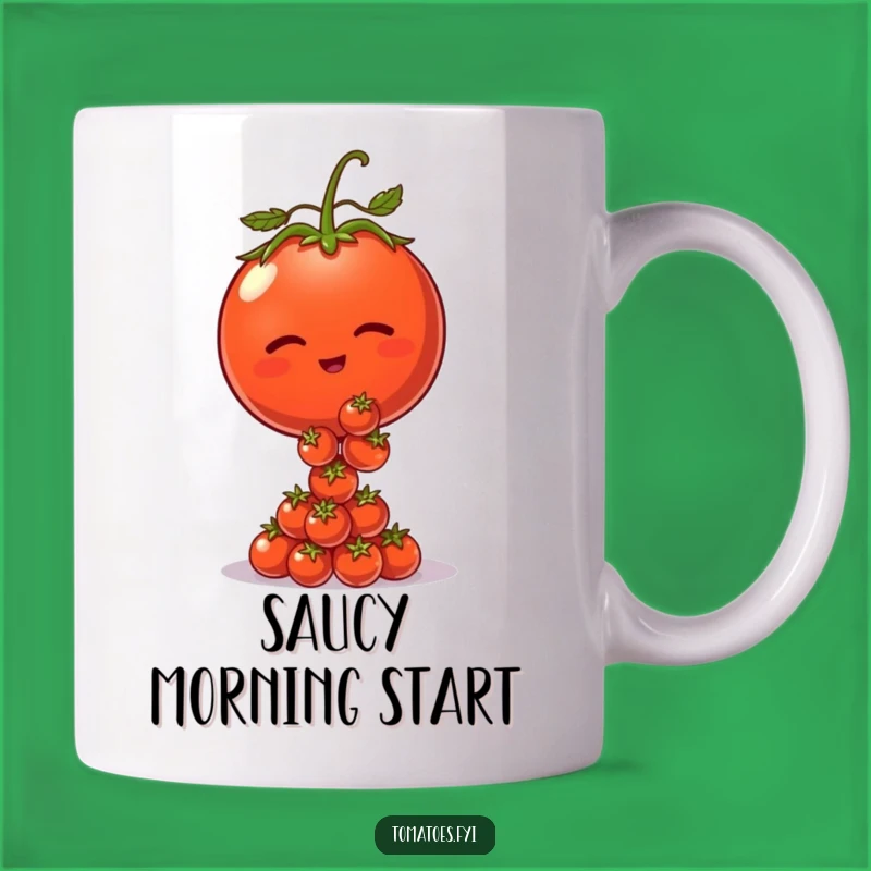 Funny Winking Tomato Mug: Hilarious Gift for Produce Lovers