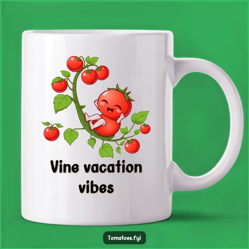 Funny Winking Tomato Sliding Mug - A Hilarious Gift for Veggie Lovers