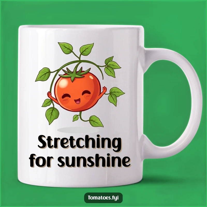 Funny Stretchy Tomato Mug: A Humorous Gift for Gardeners and Veggie Lovers
