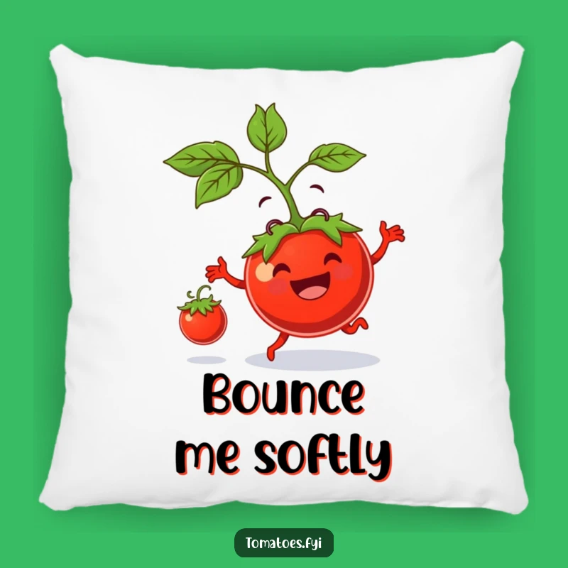 Funny Tomato Parent Pillow: Cozy and Hilarious Gift for Dads and Moms Bouncing Baby Taters!