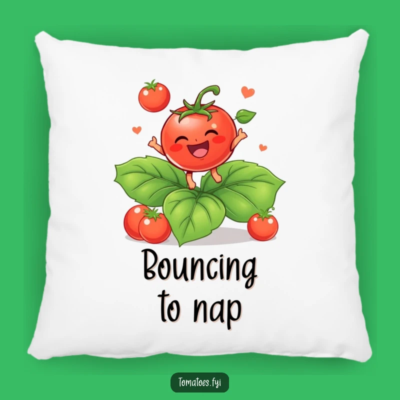 Funny Baby Tomato Pillow - Soft Bouncing Leaf Character Comfort Funny Gift