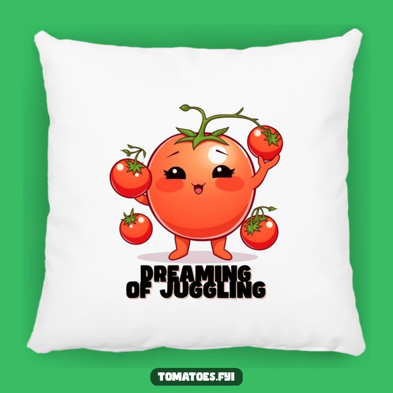 Cozy Funny Tomato Juggler Pillow: Plush Comfort, Hilarious Gift for Tomato Fans