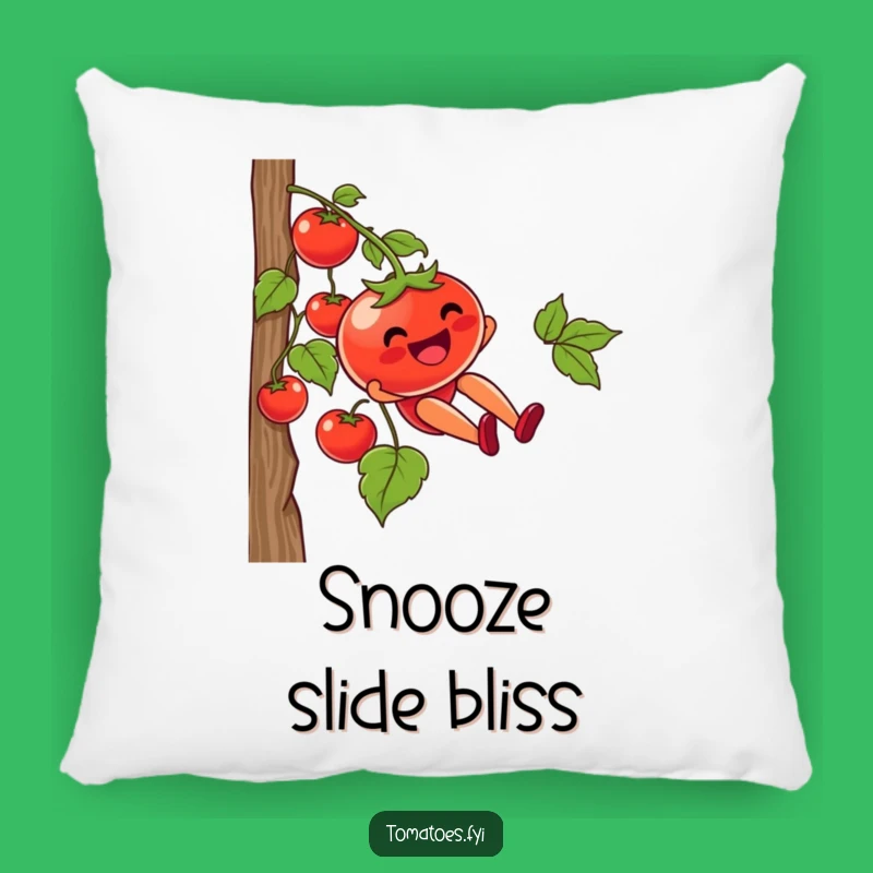 Funny Tomato Vine Slide Pillow: Cozy Comfort, Adventurous Design