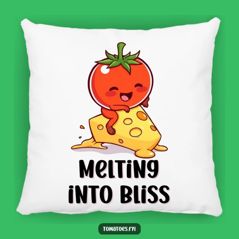 Funny Tomato's Cheese Ride Pillow - Hilarious Kawaii Comfort Gift