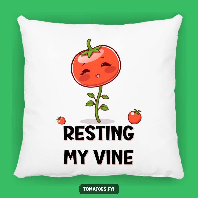Funny Blushing Tomato Balancing Pillow - Comfy and Hilarious Home Decor Accent