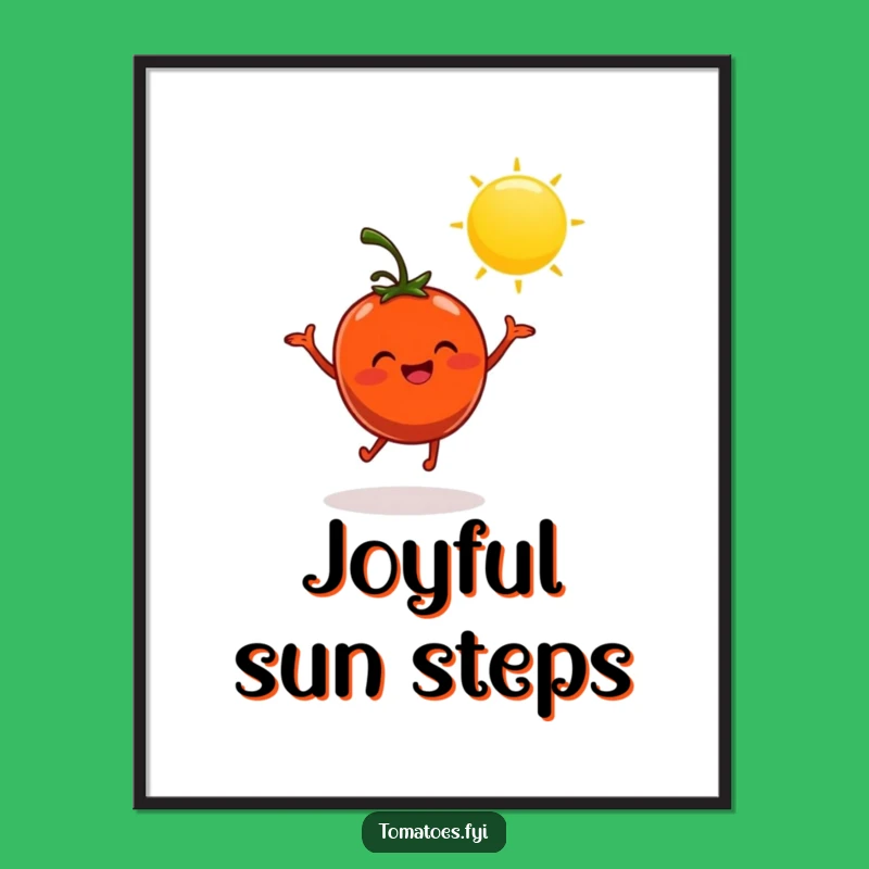 Funny Dancing Tomato Digital Art - Instant Cheerful Humorous Decor Gift