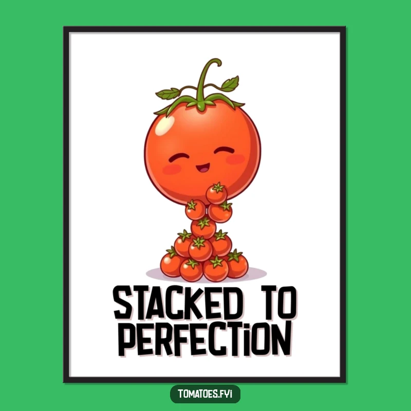 Funny Winking Tomato Digital Art: Instant Hilarious Veggie Decor