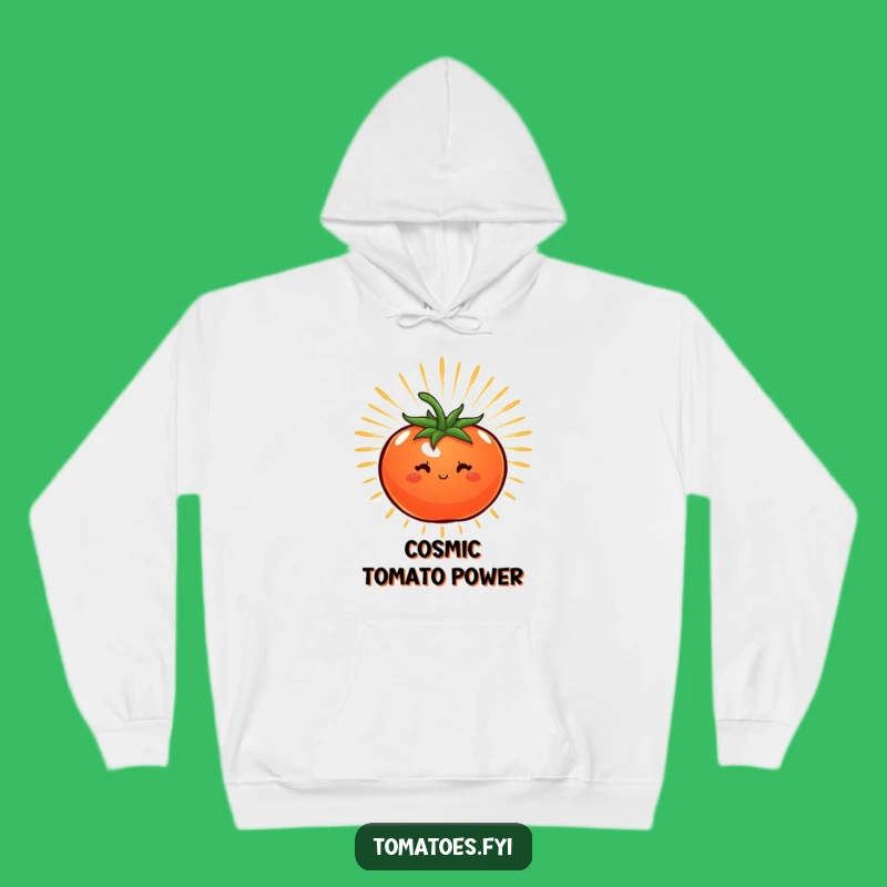 Funny Energetic Tomato Hoodie, Cozy Power Wear and a Perfect Funny Gift