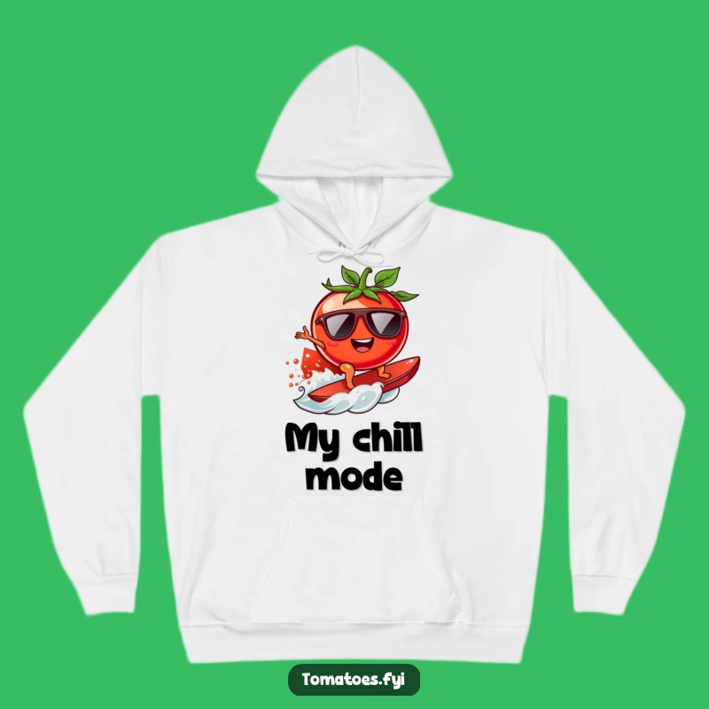 Cozy Funny Surfing Tomato Hoodie: Stay Cool & Comfy, Great Gift