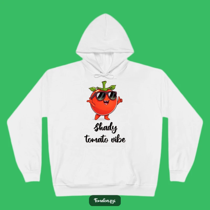 Funny Cool Tomato Hoodie - Sunglasses Style & Cozy Comfort