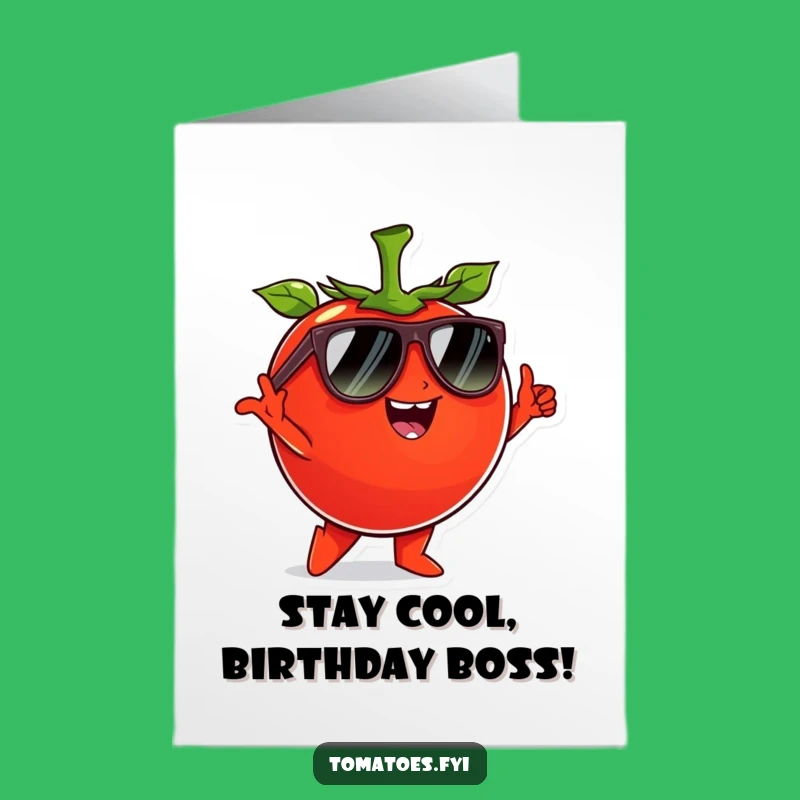 Cool Tomato Birthday Card: Free Printable Swag for a Hilarious Downloadable Gift!