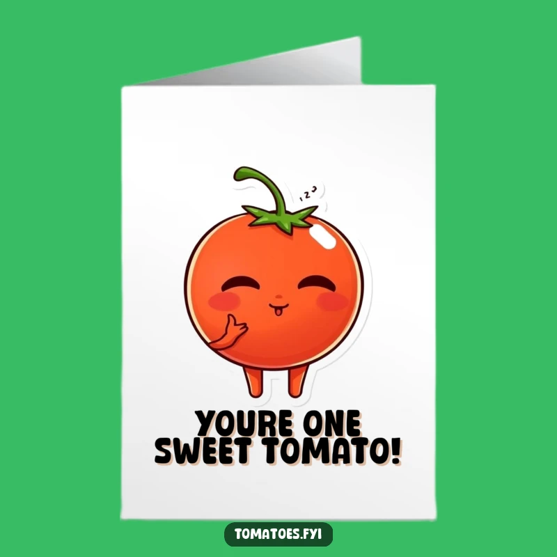 Congrats Free Printable Card: Kissing Tomato Celebration, DIY Gift!