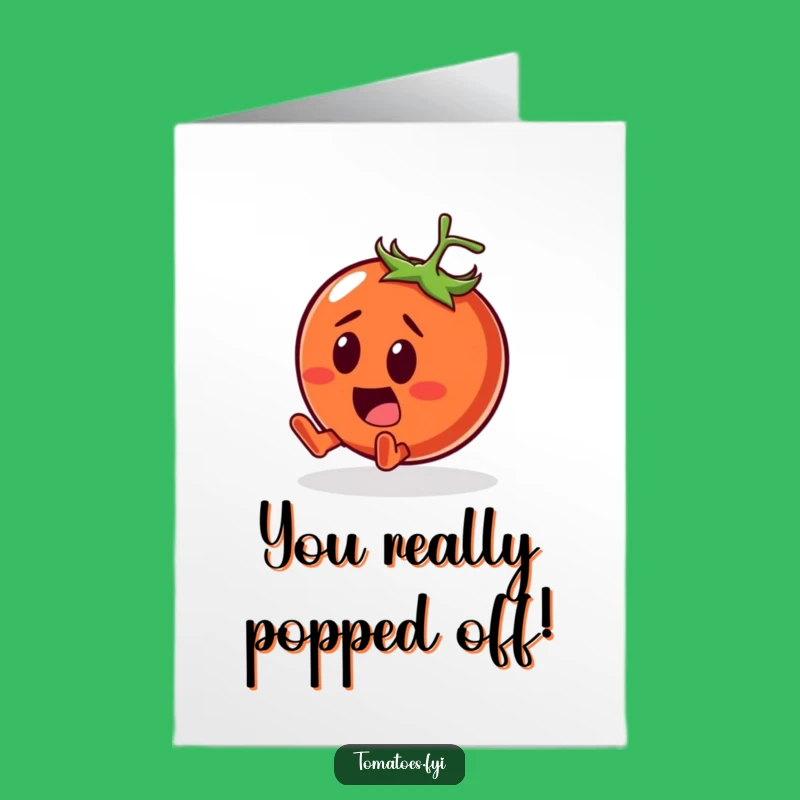 Free Printable Congratulations Card Funny Surprised Tomato - Tumbling Success Gift