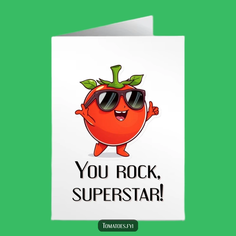 Congrats Cool Tomato Card: Free Printable Style for a Hilarious Downloadable Gift!