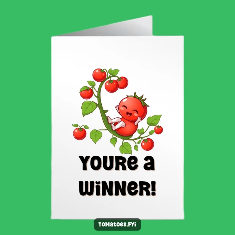 Congrats Tomato Card: Free Printable Sliding Fun for a Hilarious Downloadable Gift!