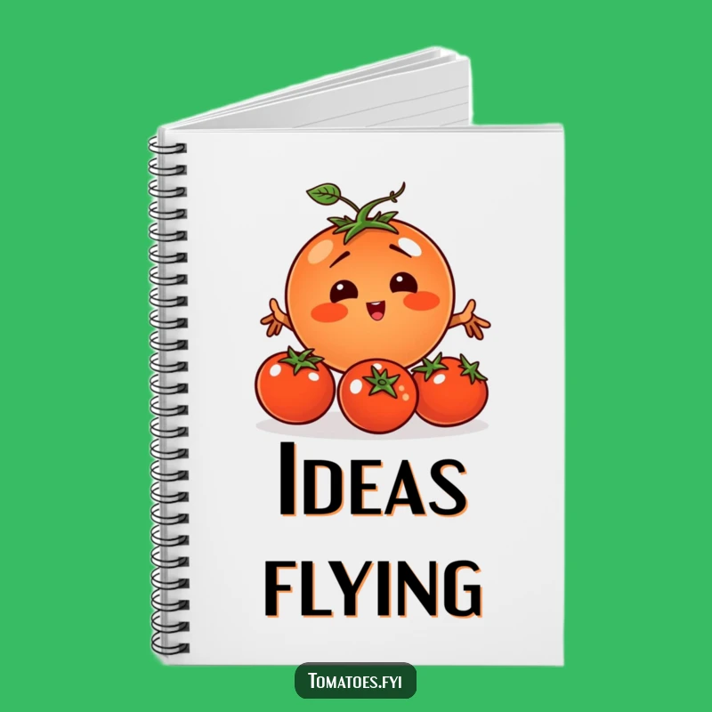 Funny Juggling Tomato Notebook: Comical Vegetable Journal Gift