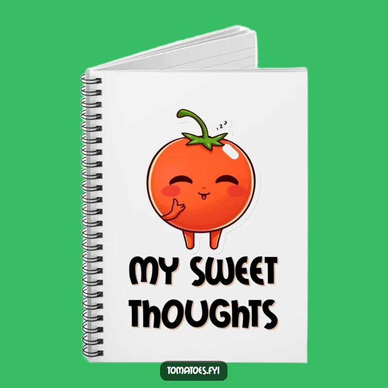 Funny Tomato Love Notebook: Adorable Kissing Journal for Sweethearts and Veggie Fans!