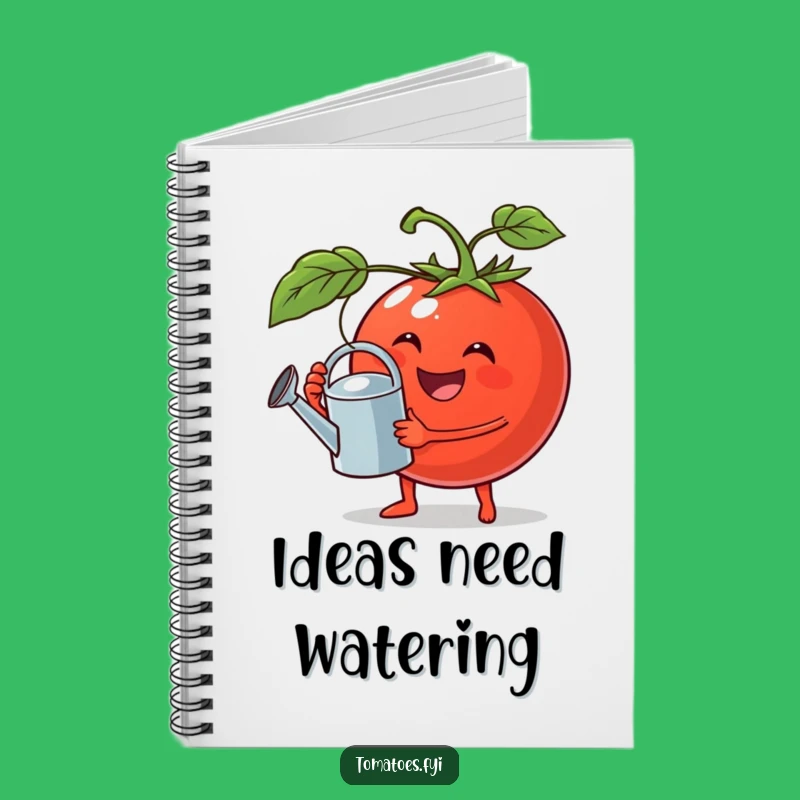 Funny Jovial Tomato Notebook, Garden Journal and a Perfect Funny Gift
