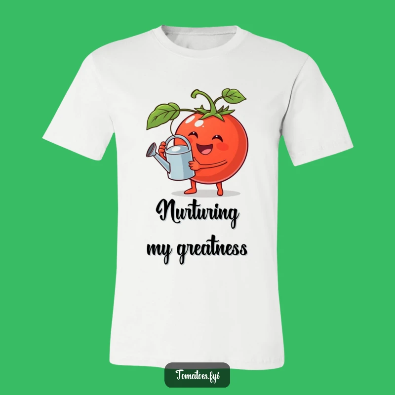 Funny Jovial Tomato T-Shirt, Cute Gardener Tee and a Perfect Funny Gift