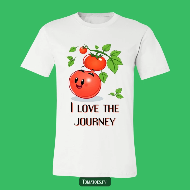 Funny Rolling Tomato T-Shirt: Embrace the Joyful Roll, Hilarious Garden Gift