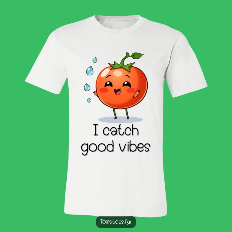 Funny Tomato Dew Drop Juggling T-Shirt: Whimsical Nature Apparel Gift