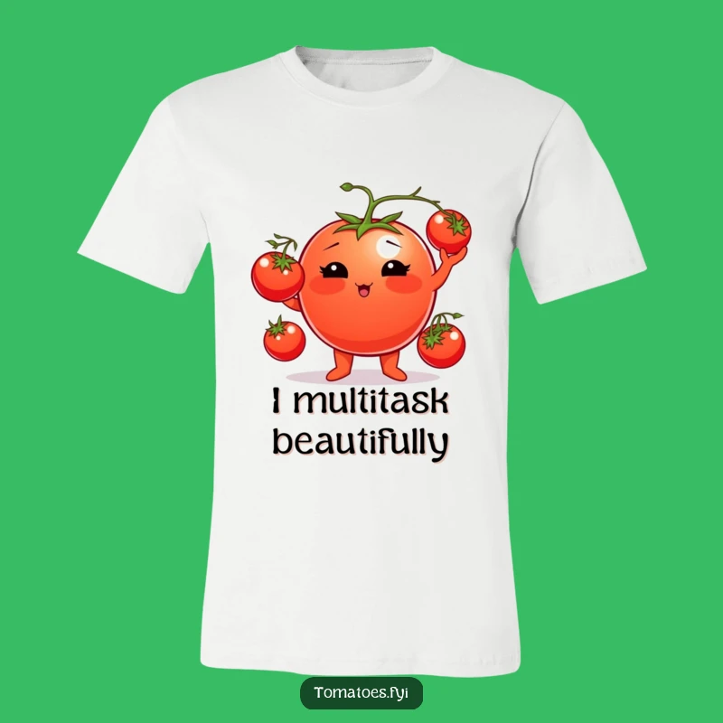 Funny Tomato Juggler T-Shirt: Show Off Your Skills, Hilarious Gift for Foodies