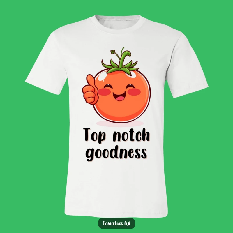 Funny Happy Tomato T-Shirt, Cheerful Vegetable Tee and a Perfect Funny Gift
