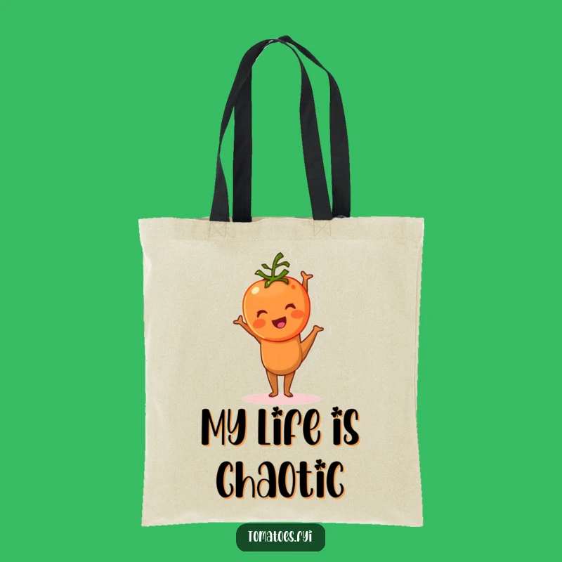 Funny Tomato Handstand Tote Bag: Carry Your Humor & Essentials