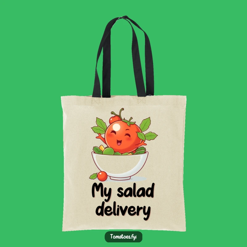 Funny Winking Tomato Tote Bag - Carry Your Coolness with Humorous Style Gift
