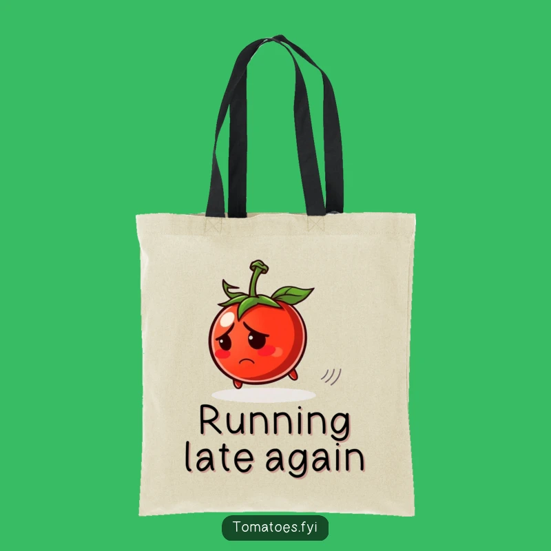 Funny Worried Tomato Tote Bag - Carry Your Escape Plan with Humorous Style Gift